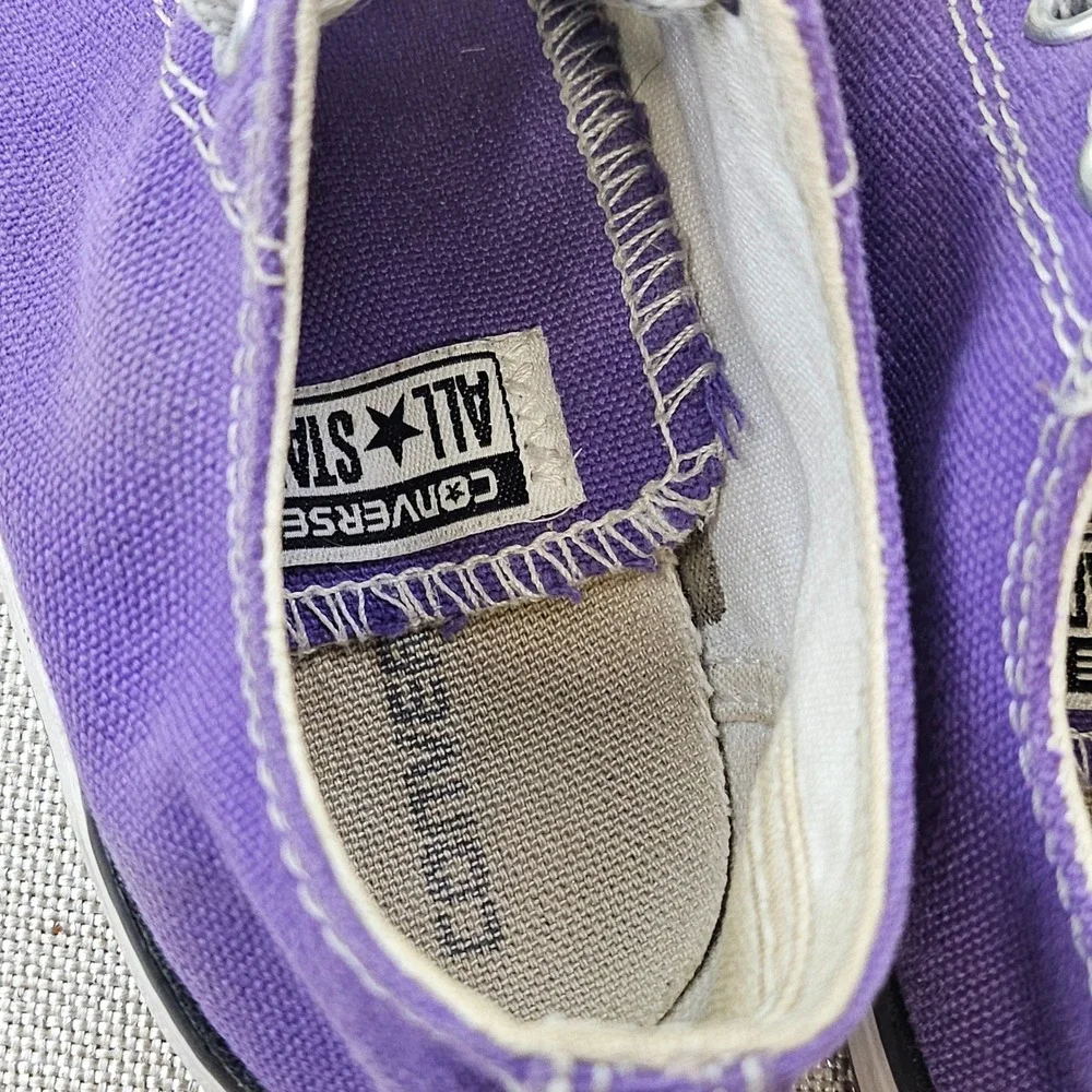 Converse Chuck Taylor All Star Low Top Purple Sneakers Infant Size 10 737837F